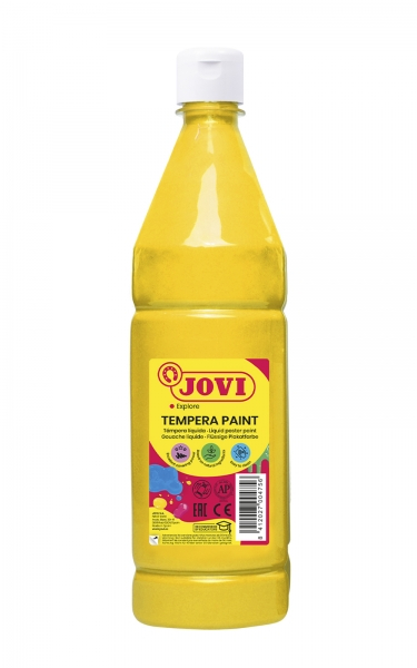 TEMPERA LIQUIDA JOVI ESCOLAR 1000 ML AMARILLO CLARO