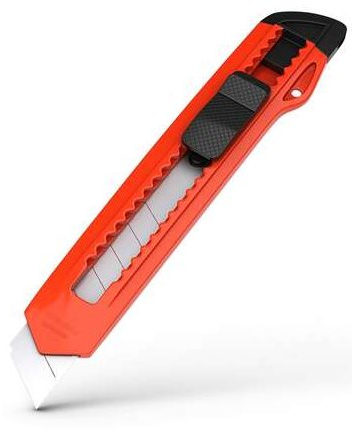 Cuter Plastico Standard 18mm ECONOMICO.  Cutter cortador