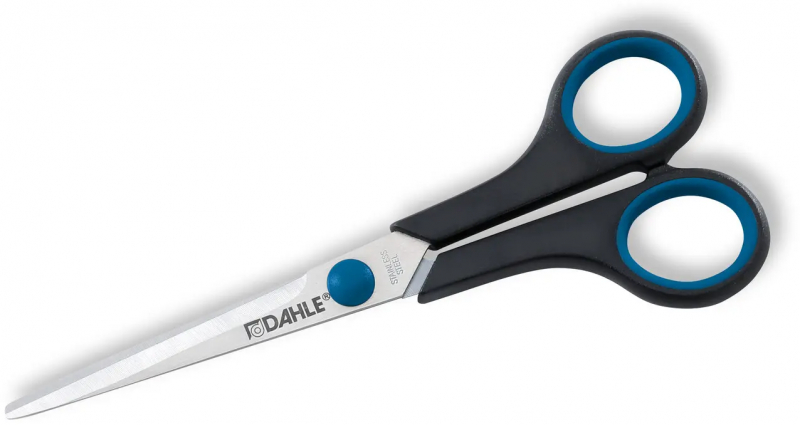 Dahle 54407 Office Comfort-Grip Tijeras de Acero Templado 18cm