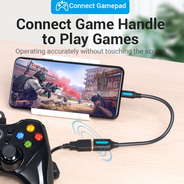 Imagen extra Vention Adaptador USB 3.1 Macho a USB-C Hembra - 0.15m - Negro