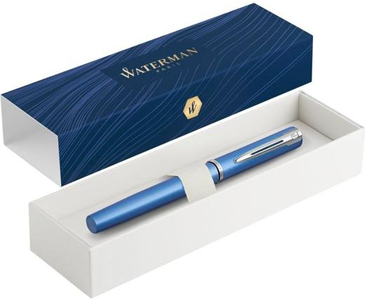 WATERMAN PLUMA ESTILOGRÁFICA ALLURE ESTUCHE DE REGALO LACADO AZUL