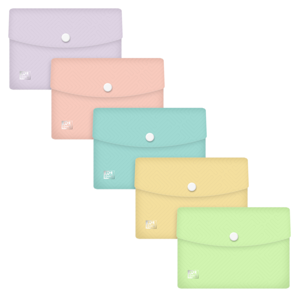 Oxford Broche Oxfurban A6 PP TR Past STD. Colores Pastel