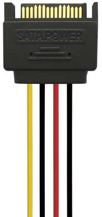 Imagen extra Cable SATA Alimentacion - SATA/M-2xSATA/H - 20cm - 