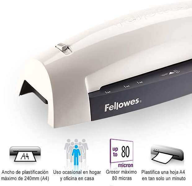 Imagen extra Fellowes Lunar A4 Plastificadora Calentamiento en 4 Minutos. Hasta 125 Micras