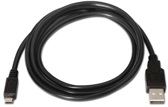 Imagen extra Aisens Cable USB 2.0 - USB-A Macho a MicroUSB Macho - 0.8m - Negro