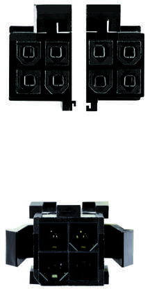 Imagen extra Cable de Alimentacion para Microprocesador 4pin Hembra a 4+4pines Macho 0.15m