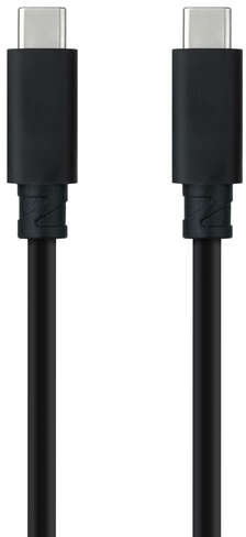 Imagen extra Nanocable Cable USB 3.1 Gen2 5A USB-C Macho-Macho 1.5m - Negro