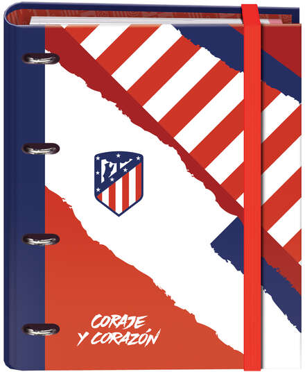 Dohe Atletico de Madrid Coraje y Corazon Carpeta de 4 Anillas A4 incluído Recambio 100 Hojas