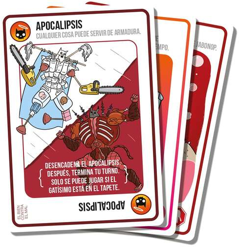 Imagen extra Exploding Kittens El Bien contra el Mal Juego de Cartas - Tematica Animales/Humor - De 2 a 5 Jugadores - Edad desde 7 Años - Duracion 15min