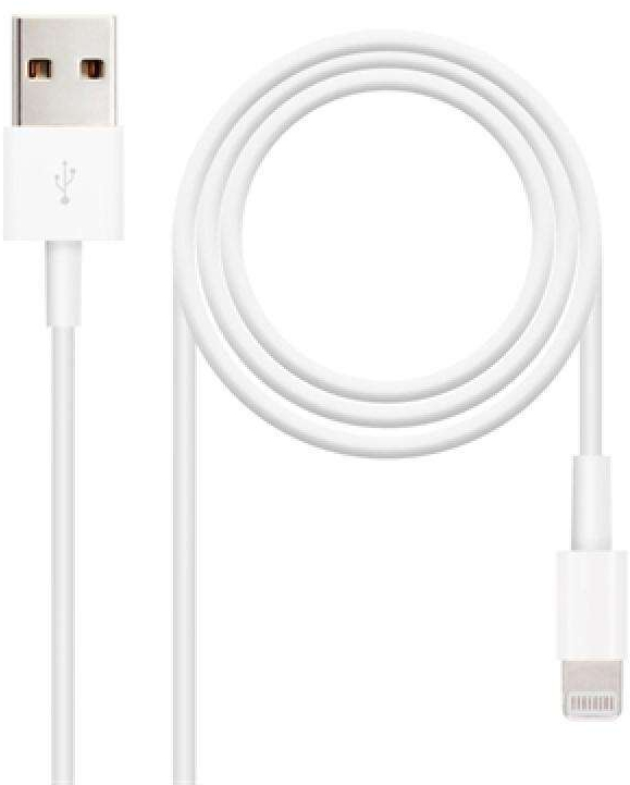 Cable USB-A Macho a Lightning Macho 50cm