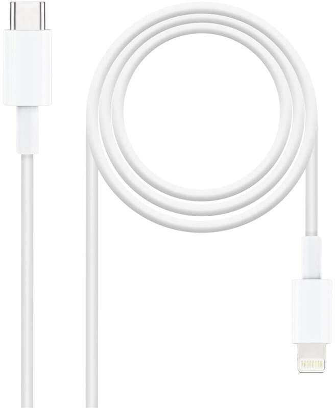 Cable USB-C Macho a Lightning Macho 50cm