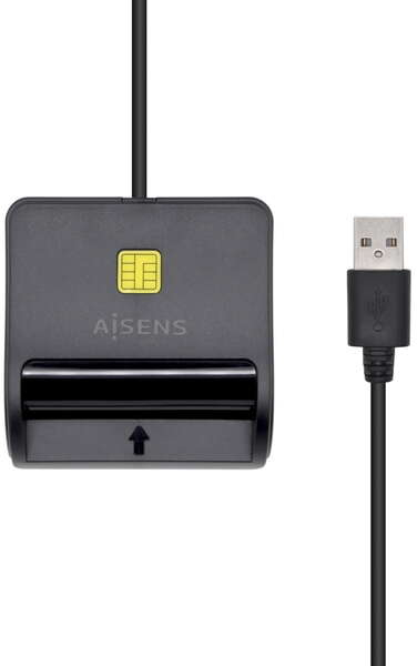 Imagen extra Aisens Lector de Tarjeta Inteligente DNI con Lector de Tarjetas SIM - SD - Micro SD - MMC - RS-MMC - MMC Micro - Negro