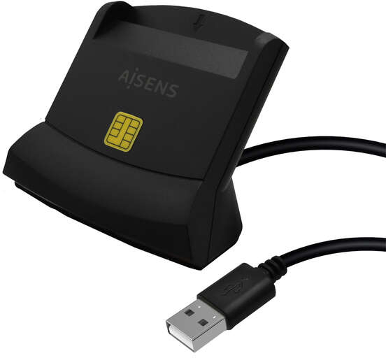 Imagen extra Aisens Lector de Tarjeta Inteligente Dni - Negro