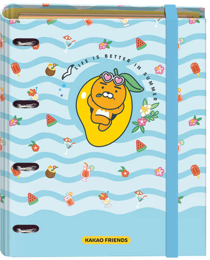 Dohe Kakao Friends Summer Holiday Carpeta de 4 Anillas A4 incluído Recambio 100 Hojas