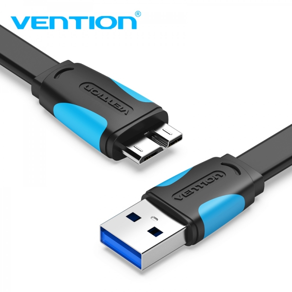 Imagen extra Vention Cable USB 3.0 Macho a MicroUSB Macho - 50cm - Azul y Negro