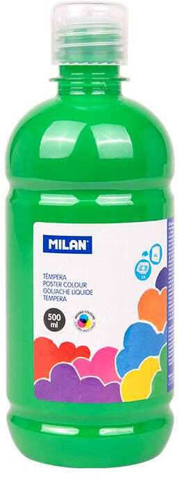 Botella tempera Milan 500ml Verde Claro