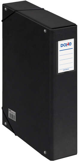 Caja Carpeta de Proyectos de 7cm de lomo. Negro