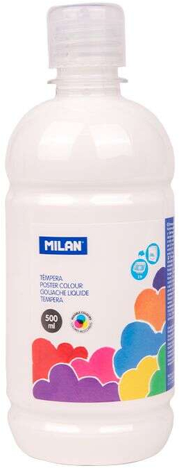 Botella tempera Milan 500ml Blanco
