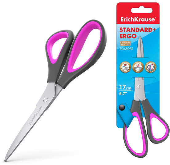 Erichkrause Tijeras Standard+ Ergo. Colores surtidos