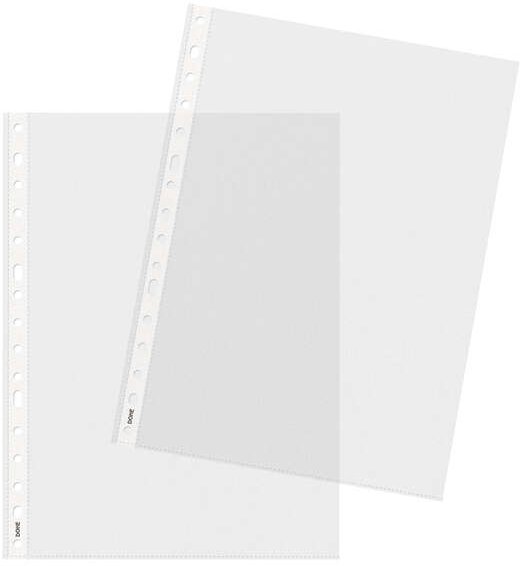 Dohe 100 Fundas Multitaladro en Polipropileno Rugoso - 16 Perforaciones