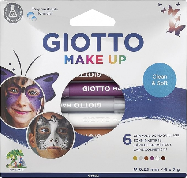 Giotto Make Up Metallic Pack con 6 Lapices Cosmeticos