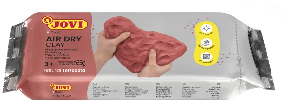 Jovi Air Dry 250gr Pasta Modelar Endurecible al Aire Naranja