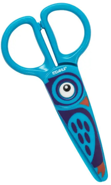 Dahle 54676 Kids Tijeras Infantiles 12cm para los mas Pequeños. Azul