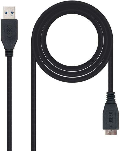 Nanocable Cable USB-A 3.0 Macho a Micro-USB 3.0 Macho 1m