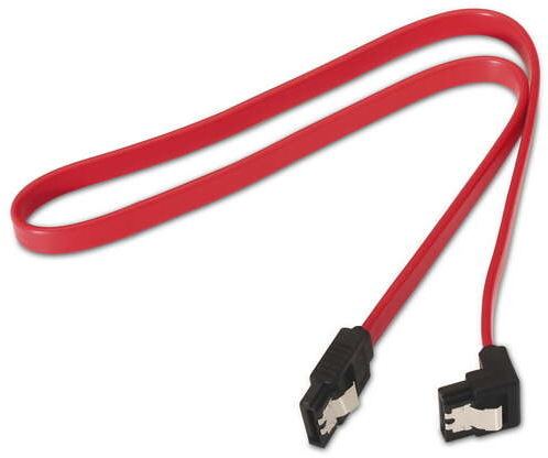 Imagen extra Cable SATA III Datos 6G Acodado con presilla de 50cm
