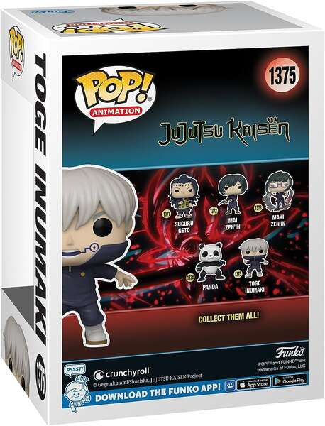 Imagen extra Funko Pop Animacion Jujutsu Kaisen Toge Inumaki con Opcion Chase
