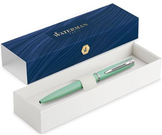 WATERMAN BOLÍGRAFO ALLURE PASTEL PUNTA MEDIA ESTUCHE DE REGALO LACADO VERDE