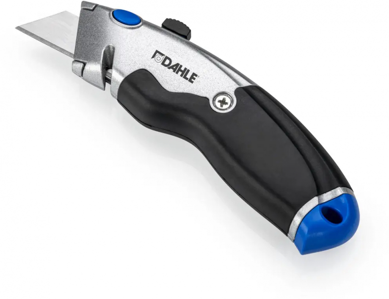 Heavy Duty Cuter con Cuchilla Trapezoidal de Acero al Carbono SK5. Dahle 10890 