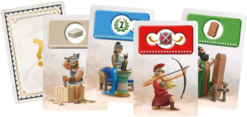 Imagen extra 7 Wonders Architects Juego de Cartas - Tematica Historia - De 2 a 7 Jugadores - Edad desde 8 Años - Duracion 25min