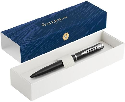 WATERMAN BOLÍGRAFO ALLURE PUNTA MEDIA ESTUCHE DE REGALO LACADO NEGRO