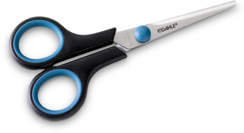 Dahle 54415 Office Comfort-Grip Tijeras de Acero Templado 14cm