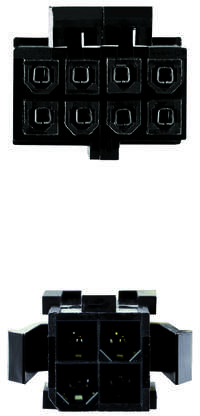 Imagen extra Cable de Alimentacion para Microprocesador 4pin Hembra a 4+4pines Macho 0.15m