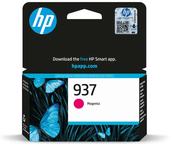 HP 937 Magenta Tinta Original 4S6W3NE