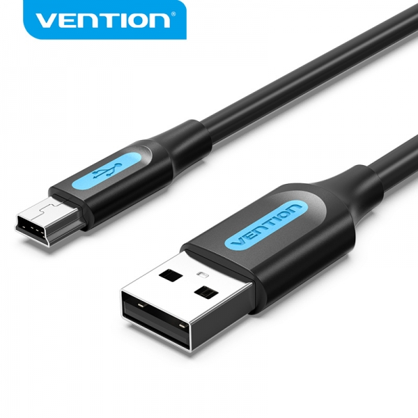 Imagen extra Vention Cable USB 2.0 Macho a MiniUSB Macho - 50cm - Negro