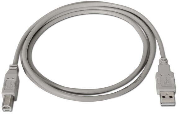Imagen extra Aisens Cable USB 2.0 Impresora - USB-A Macho a USB-B Macho - 3m - Beige