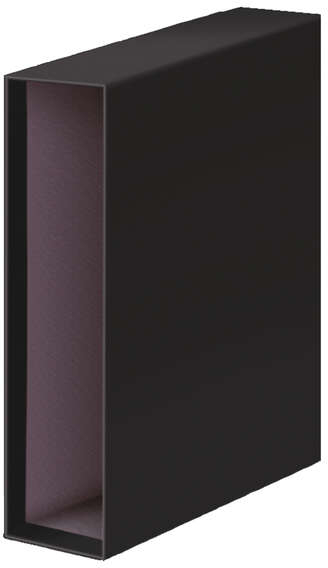 Cajetin Archivador Folio Lomo Ancho. Negro