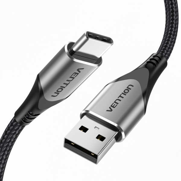 Imagen extra Vention Cable USB-A Macho a USB-C Macho 3A 60W 480Mbps - 3m - Gris