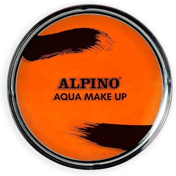Alpino Aqua Make-up Polvera de Maquillaje Facial Acuarelable. Naranja