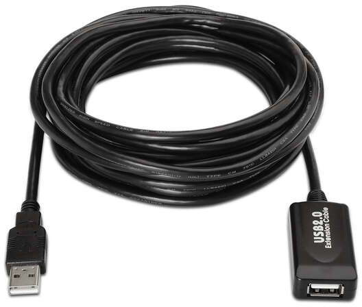 Imagen extra Aisens Cable Extension USB 2.0 Prolongador con Amplificador - USB-A Macho a USB-A Hembra - 10m - Negro