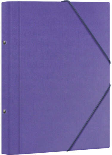 Dohe Carpeta Clasificadora 12 Departamentos Folio Carton Plastificado Cierre con Gomas Morado