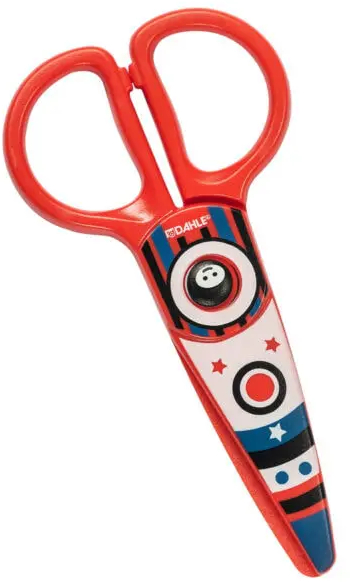 Dahle 54677 Kids Tijeras Infantiles 12cm para los mas Pequeños. Rojo