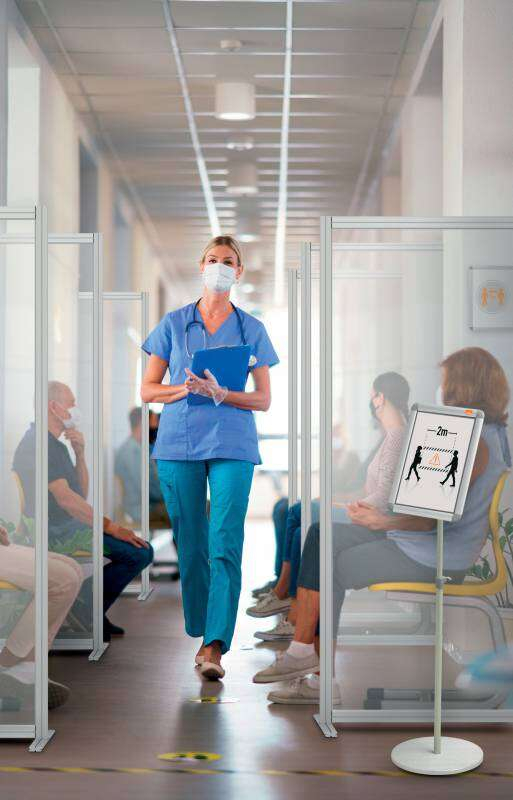 Imagen extra Marco Publicitario A4 con Proteccion de PVC Antirreflectante y Resistente a la Intemperie. Nobo 