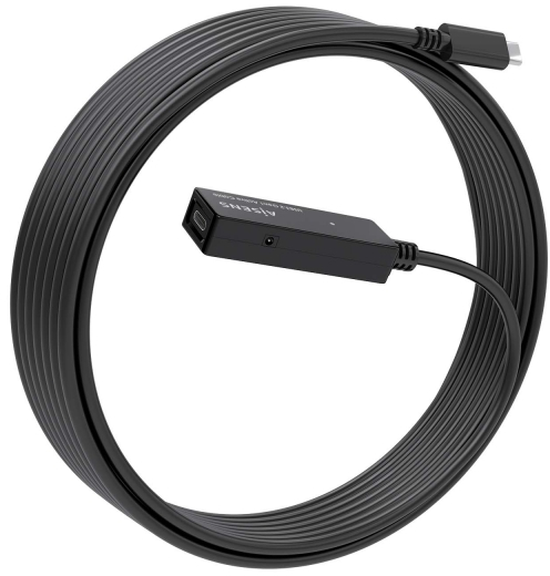 Imagen extra Aisens Cable USB 3.2 Gen1x1 Prolongador con Amplificador - USB-C Macho a USB-C Hembra - 5m - Negro
