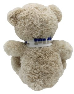 Imagen extra PELUCHE OSITO CON BUFANDA 20 CM REAL MADRID