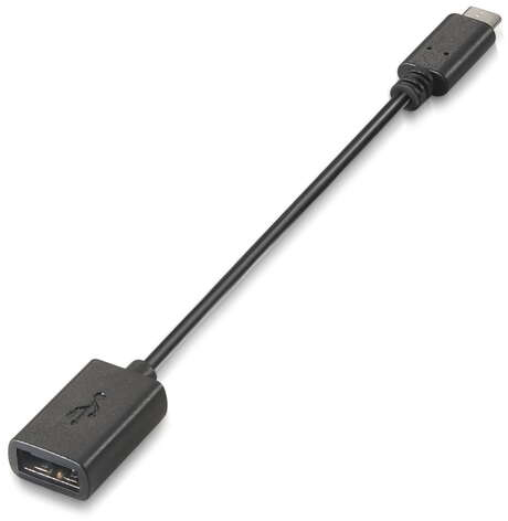 Aisens Cable USB 2.0 3A - USB-C Macho a USB-A Hembra - 15cm - Negro