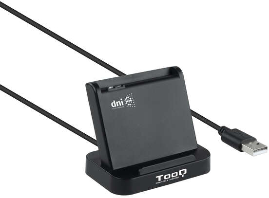 Imagen extra Tooq Lector de Tarjetas Inteligentes DNIe VISION USB 2.0 - Negro